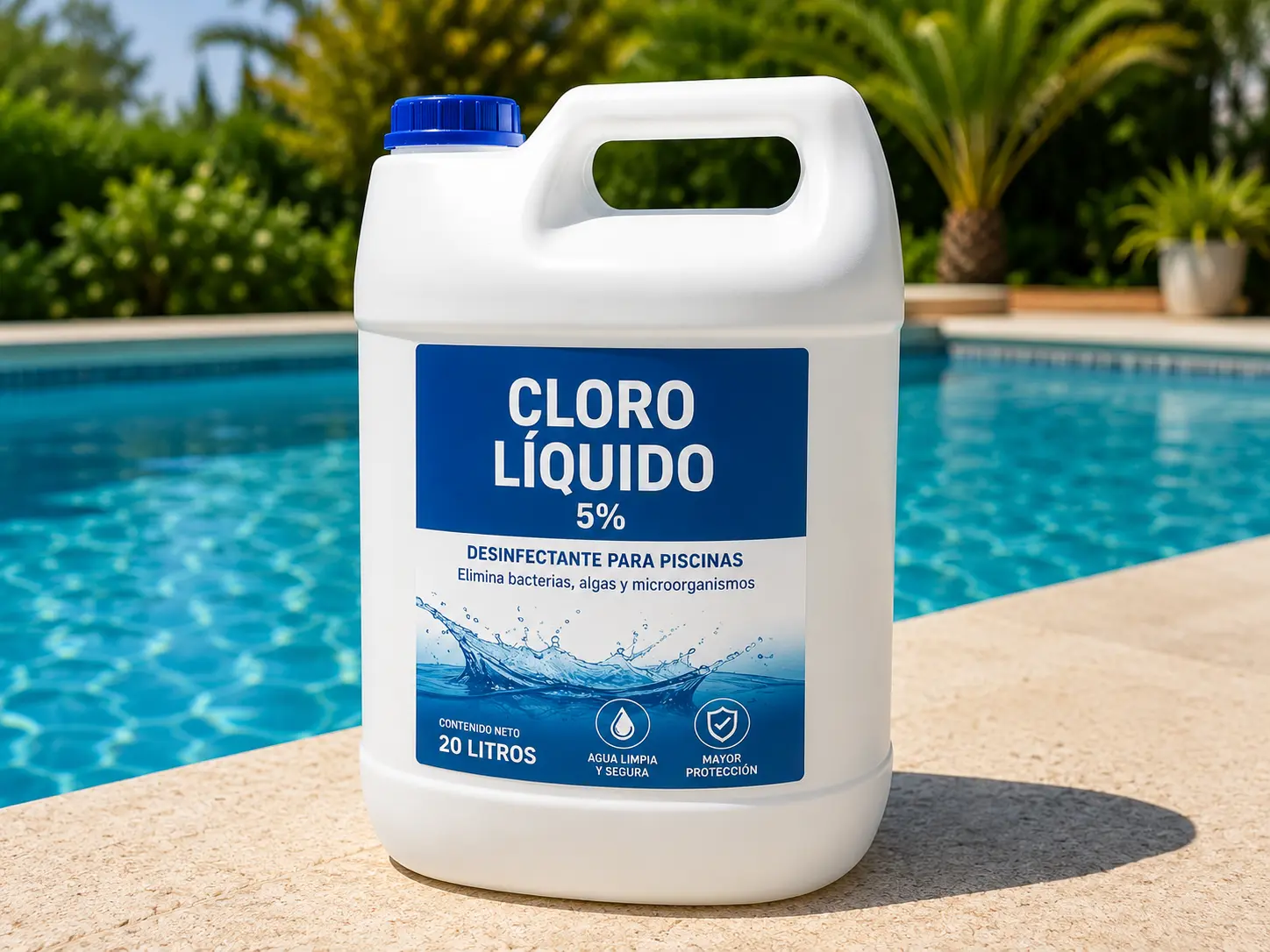 Cloro líquido al 5 por ciento Multiquímica