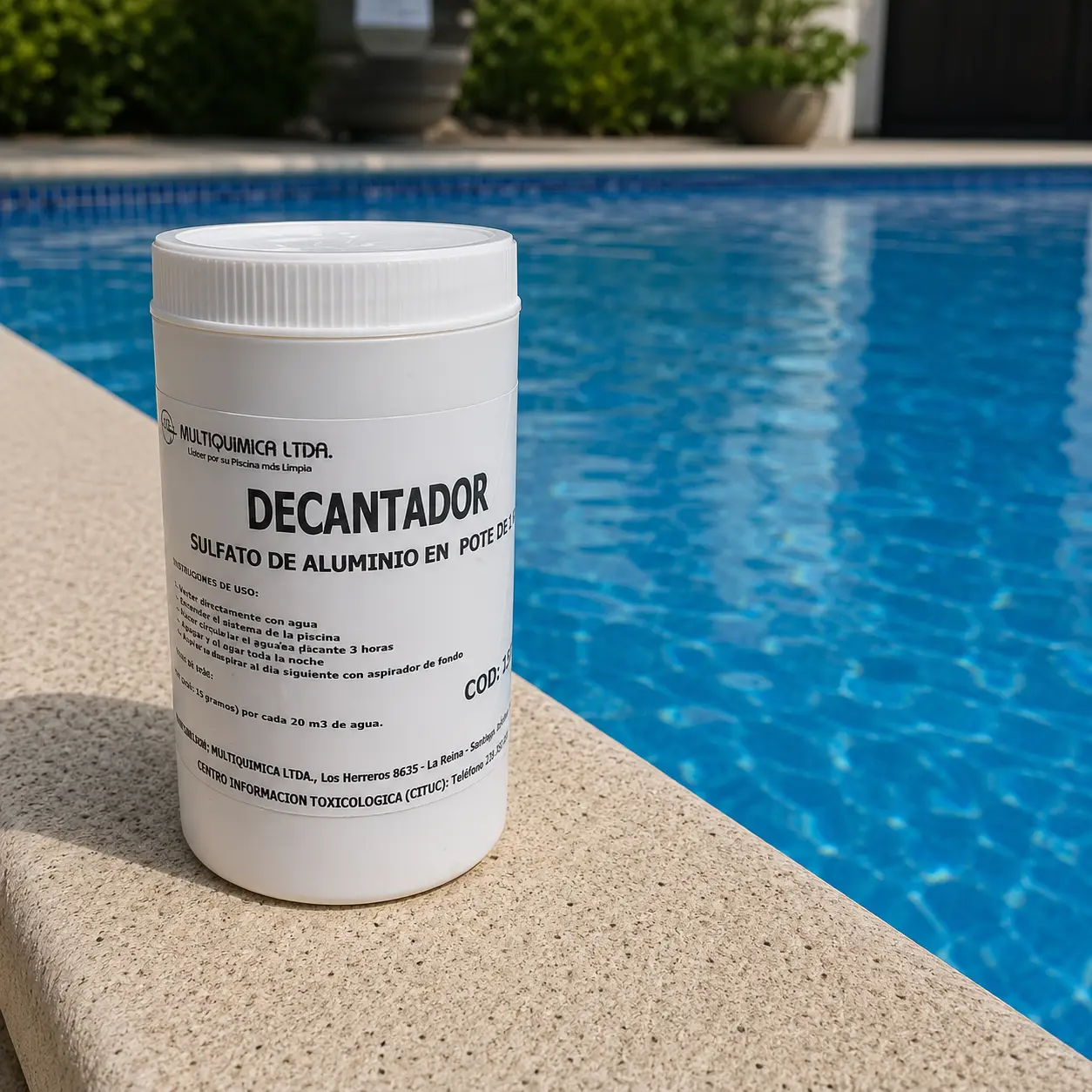Decantador para piscinas Multiquímica